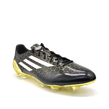 Adizero F50 Ghosted Crazylight FG Black/Gold - Elite Boots