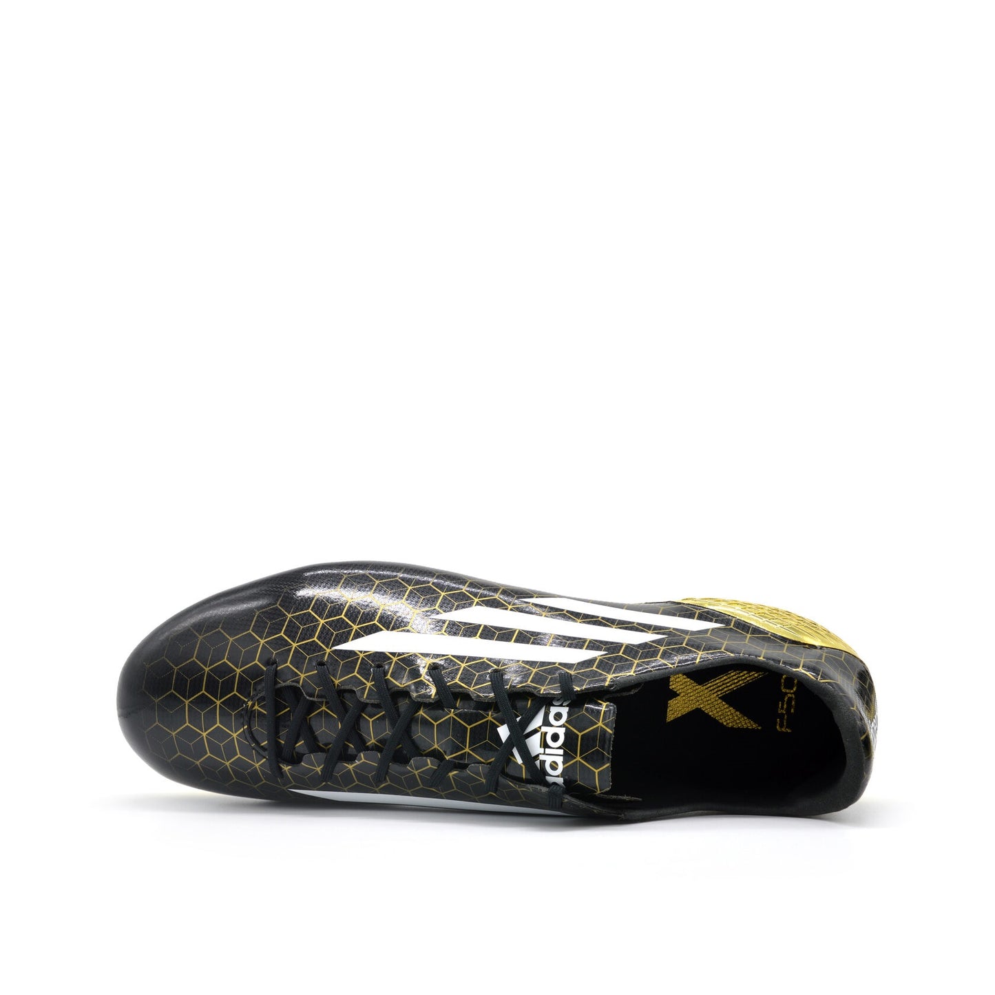 Adizero F50 Ghosted Crazylight FG Black/Gold - Elite Boots