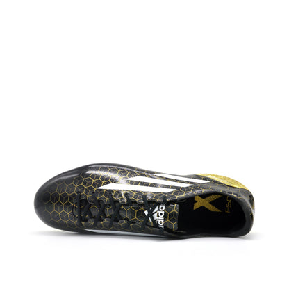 Adizero F50 Ghosted Crazylight FG Black/Gold - Elite Boots