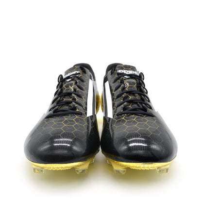 Adizero F50 Ghosted Crazylight FG Black/Gold - Elite Boots