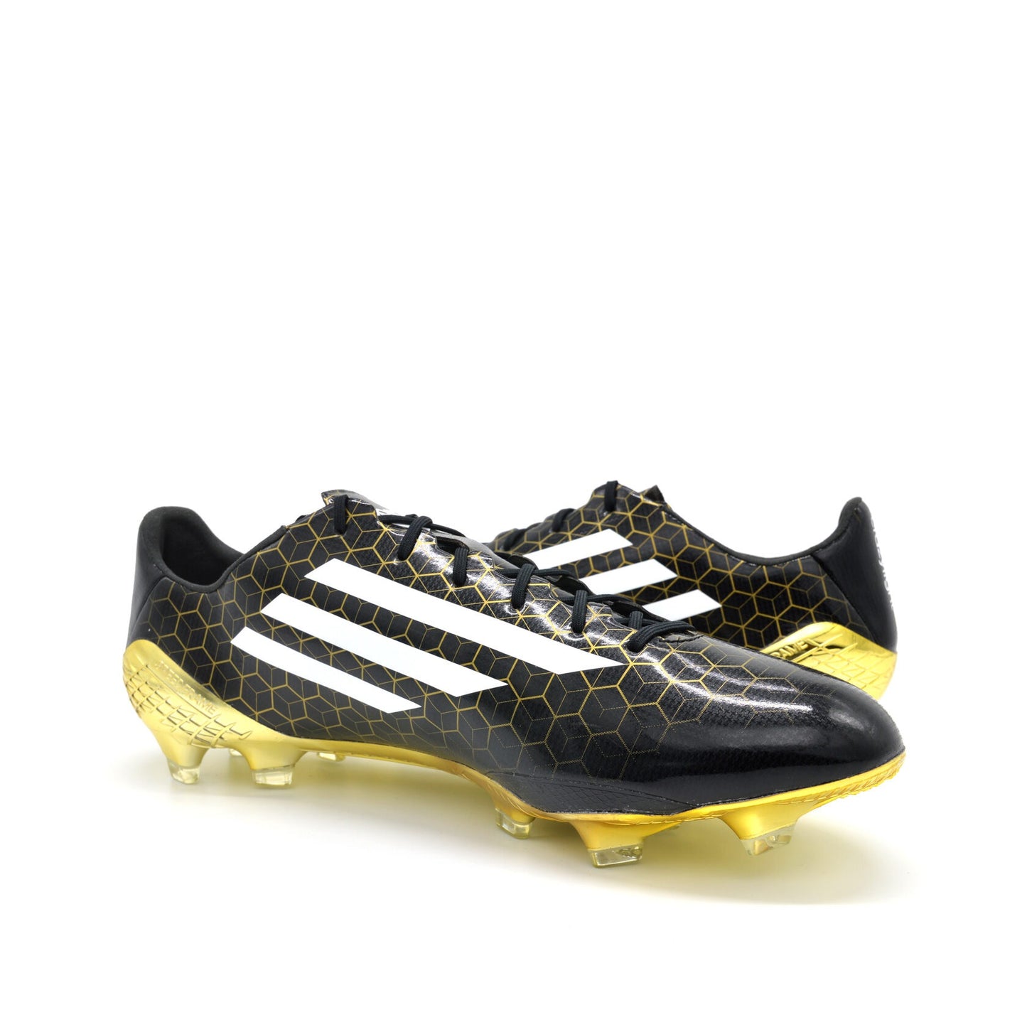 Adizero F50 Ghosted Crazylight FG Black/Gold - Elite Boots