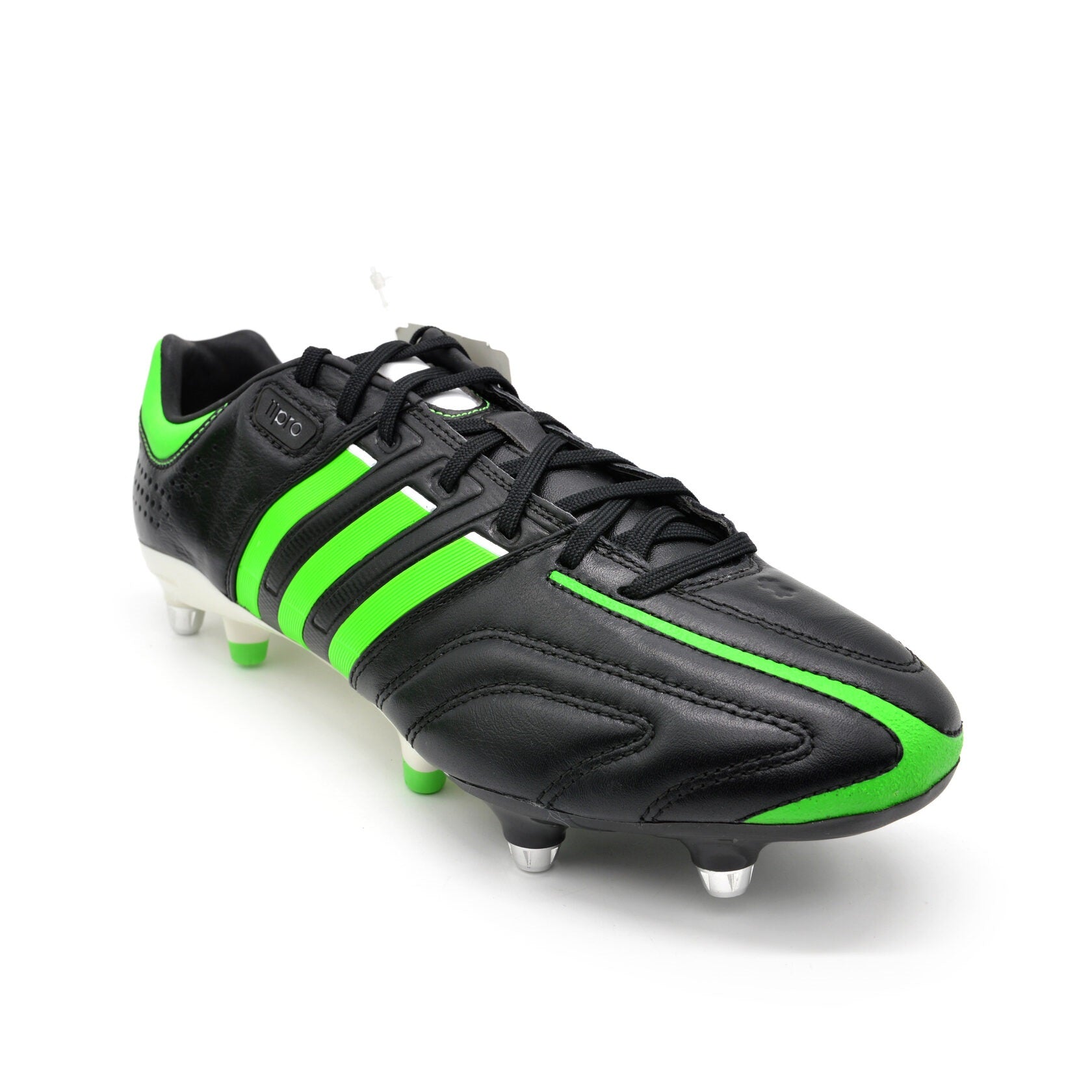 Adipure 11Pro FG Black/Green - Elite Boots