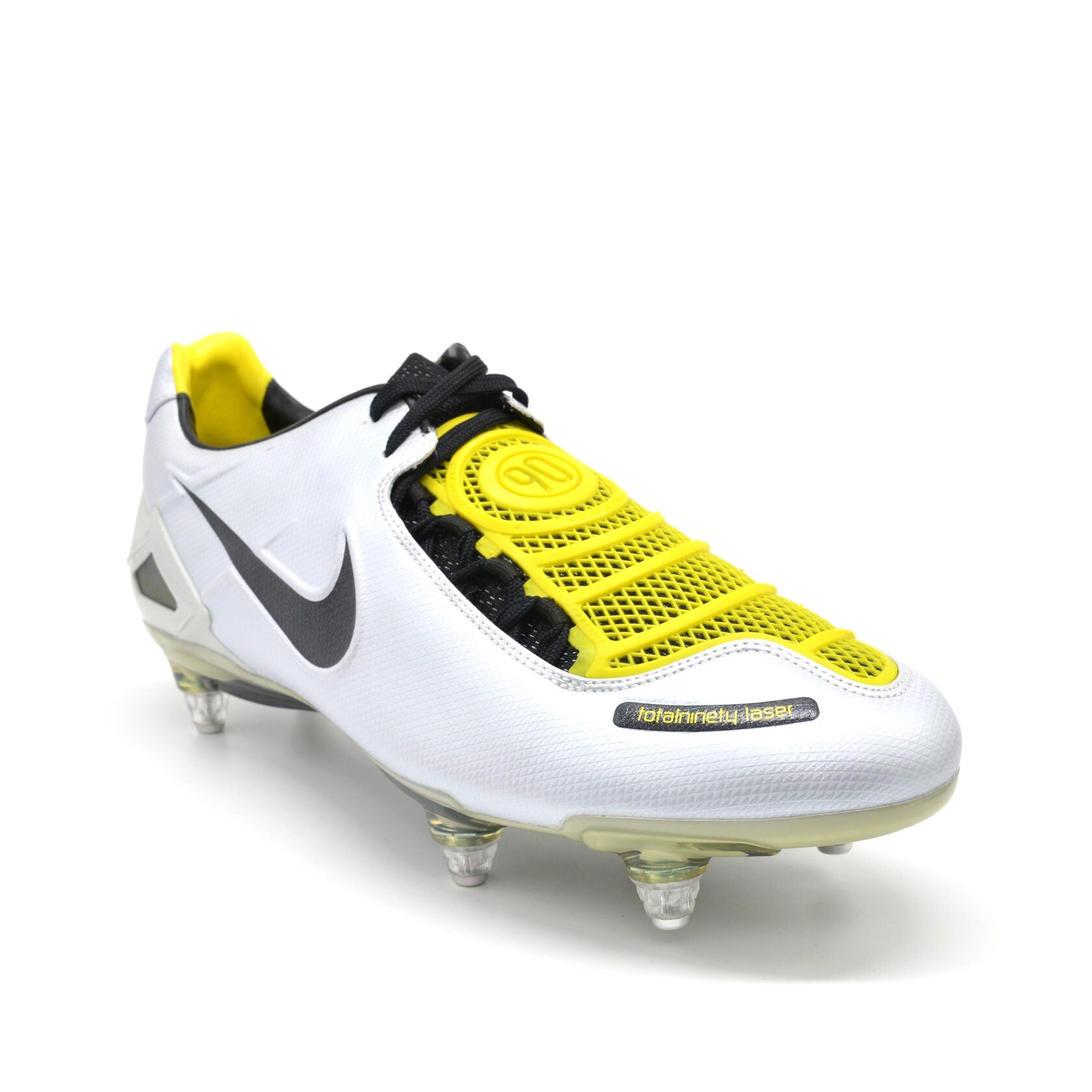 Total 90 Zoom Laser Elite FG White/Yellow - Elite Boots