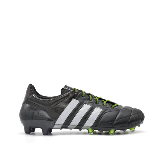 Ace 15.1 Leather FG/AG Black/Silver - Elite Boots