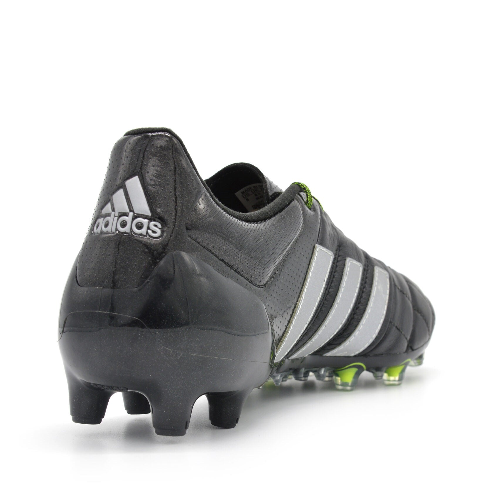 Ace 15.1 Leather FG/AG Black/Silver - Elite Boots