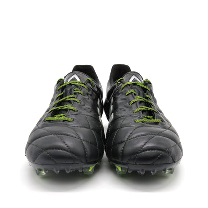Ace 15.1 Leather FG/AG Black/Silver - Elite Boots