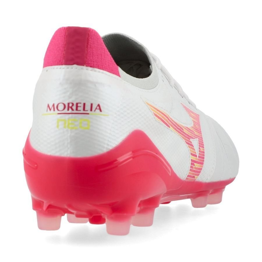 Morelia Neo IV Beta Elite AG Blazing Flair - White/Pink Tetra - Elite Boots