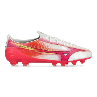 Alpha III Elite FG Blazing Flair - White/Fuchsia Purple - Elite Boots