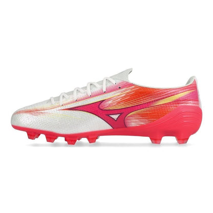Alpha III Elite FG Blazing Flair - White/Fuchsia Purple - Elite Boots