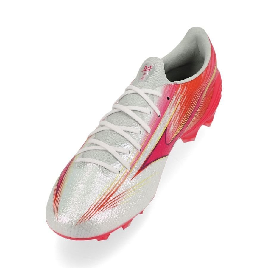 Alpha III Elite FG Blazing Flair - White/Fuchsia Purple - Elite Boots