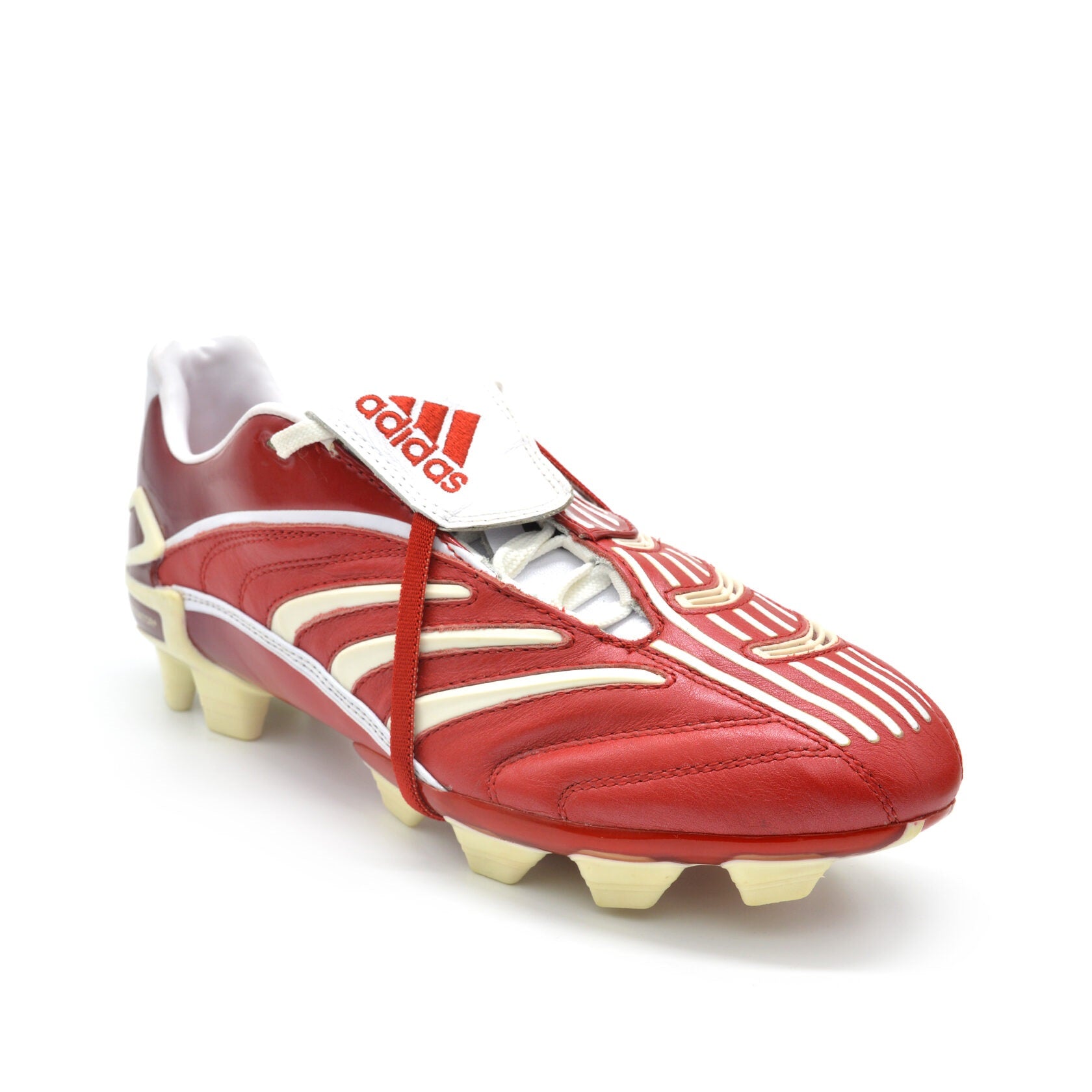 Predator Absolute FG/SG Elite Red/Beige - Elite Boots