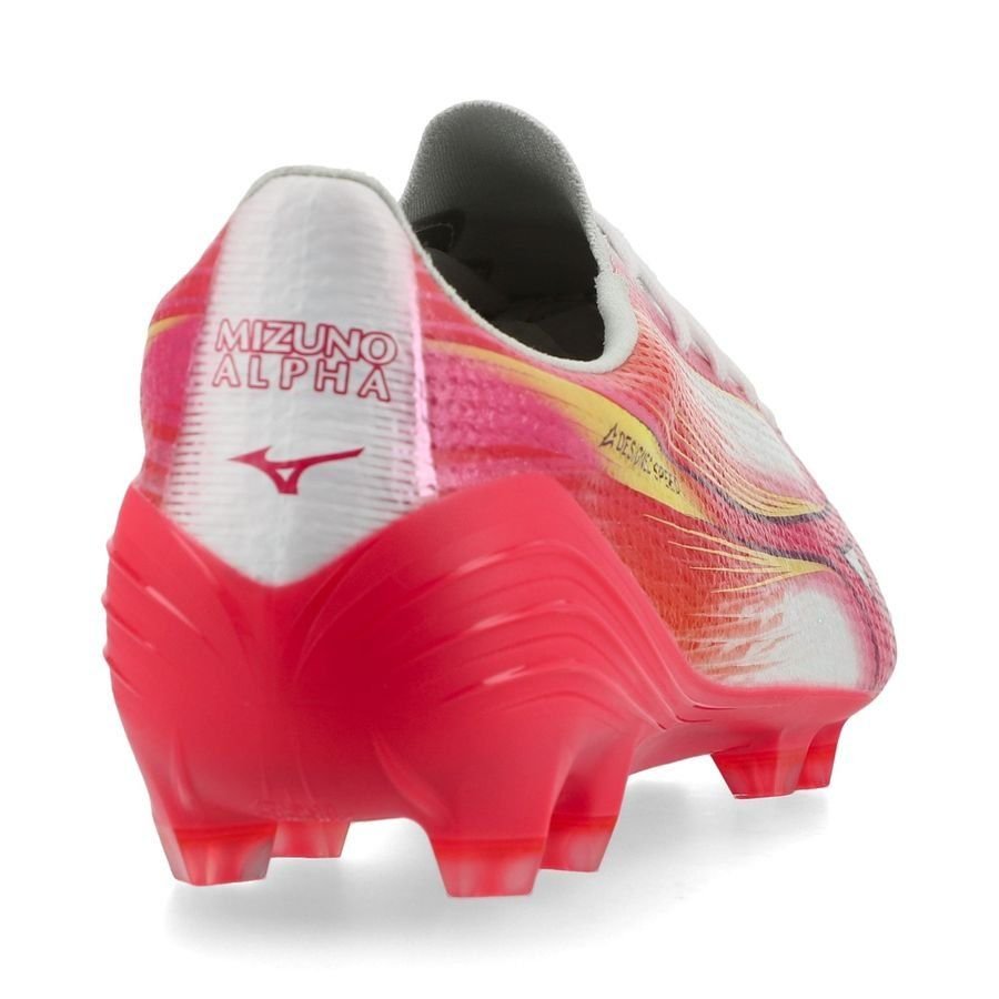Alpha III Elite FG Blazing Flair - White/Fuchsia Purple - Elite Boots
