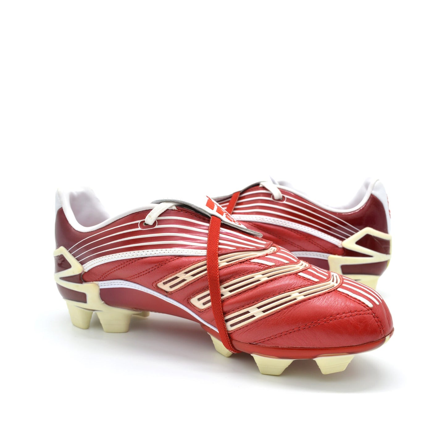 Predator Absolute FG/SG Elite Red/Beige - Elite Boots