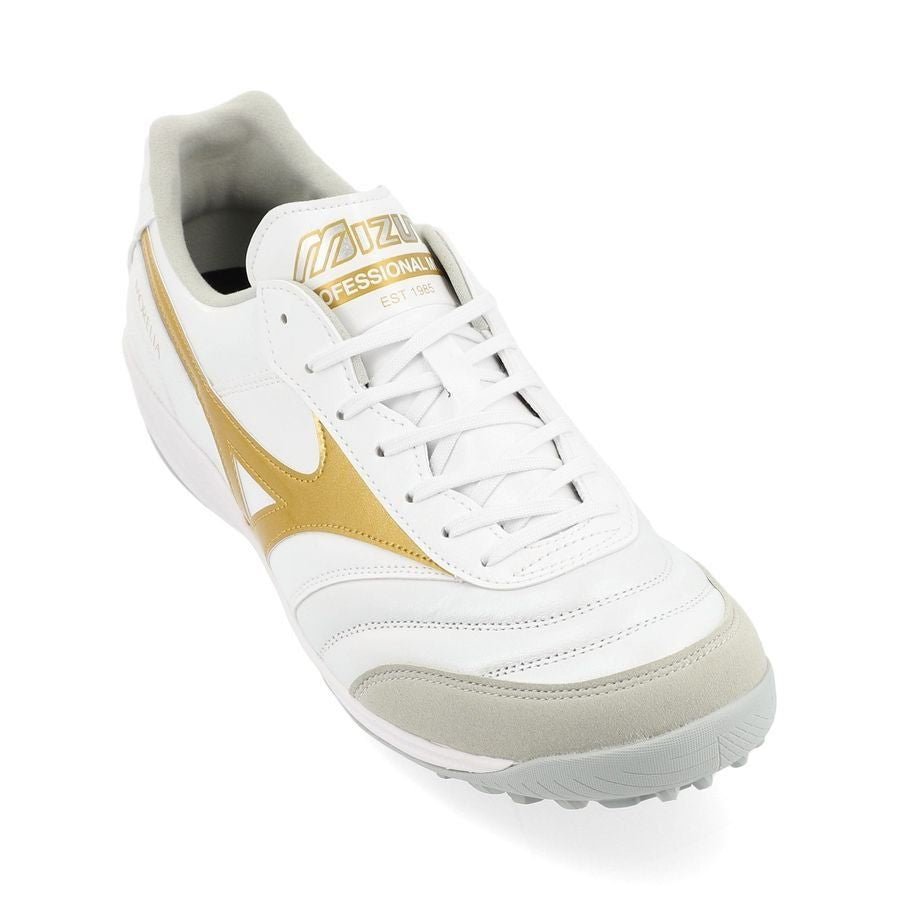Morelia Sala Elite TF Bright Gold - White/Gold - Elite Boots