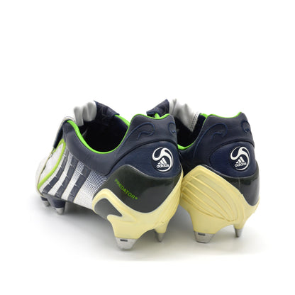Predator PowerSwerve TRX FG Navy Blue/White - Elite Boots