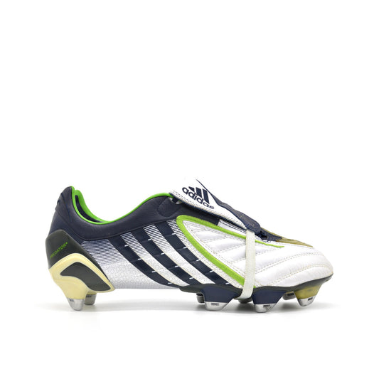 Predator PowerSwerve TRX FG Navy Blue/White - Elite Boots
