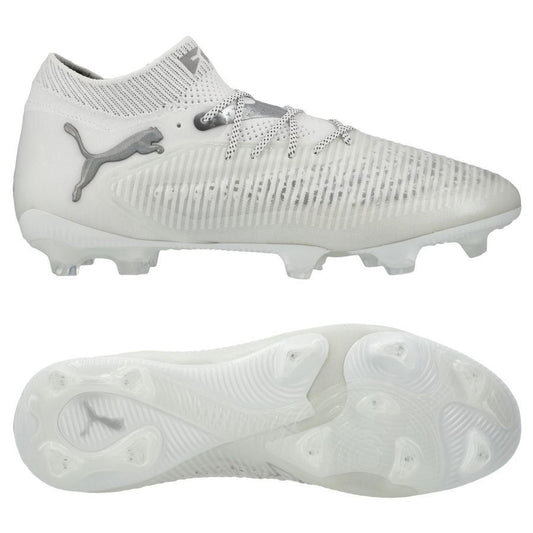 Future 8 Ultimate FG White Pack - White/Matte Silver - Elite Boots