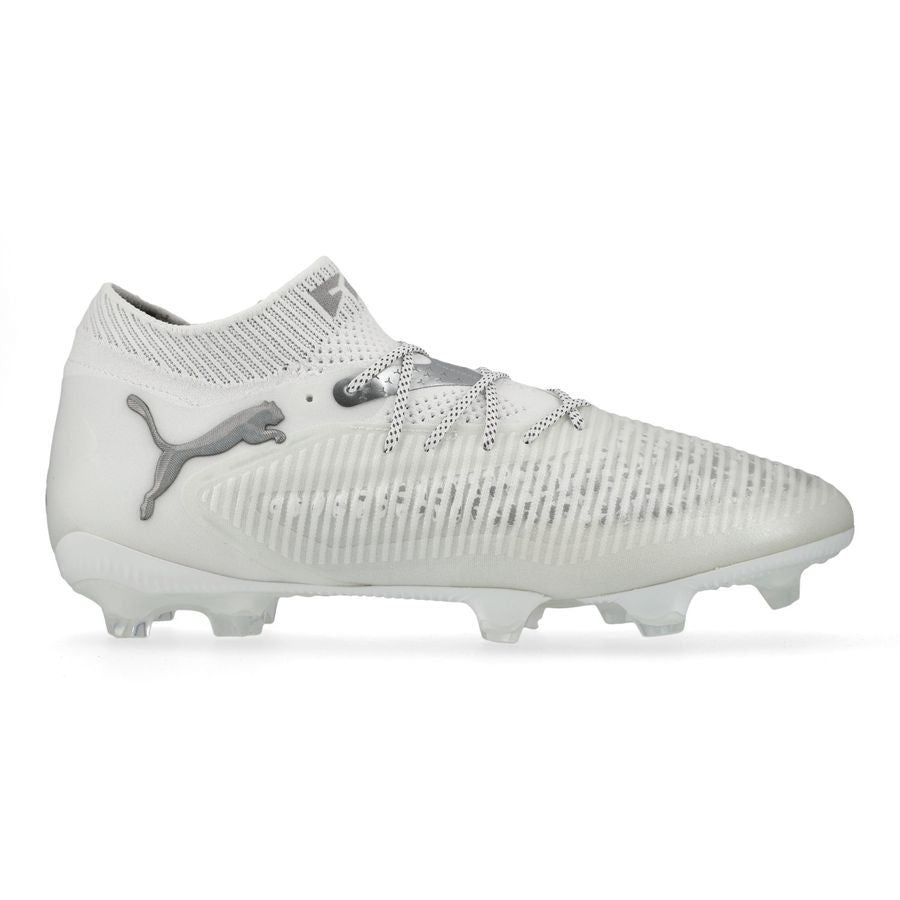 Future 8 Ultimate FG White Pack - White/Matte Silver - Elite Boots