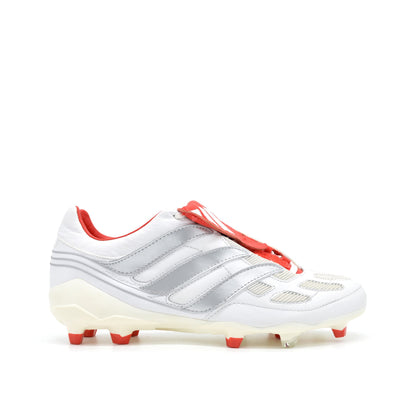 Predator Precision DB Icon FG/AG - White/Red Limited Edition - Elite Boots