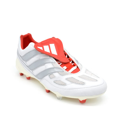 Predator Precision DB Icon FG/AG - White/Red Limited Edition - Elite Boots