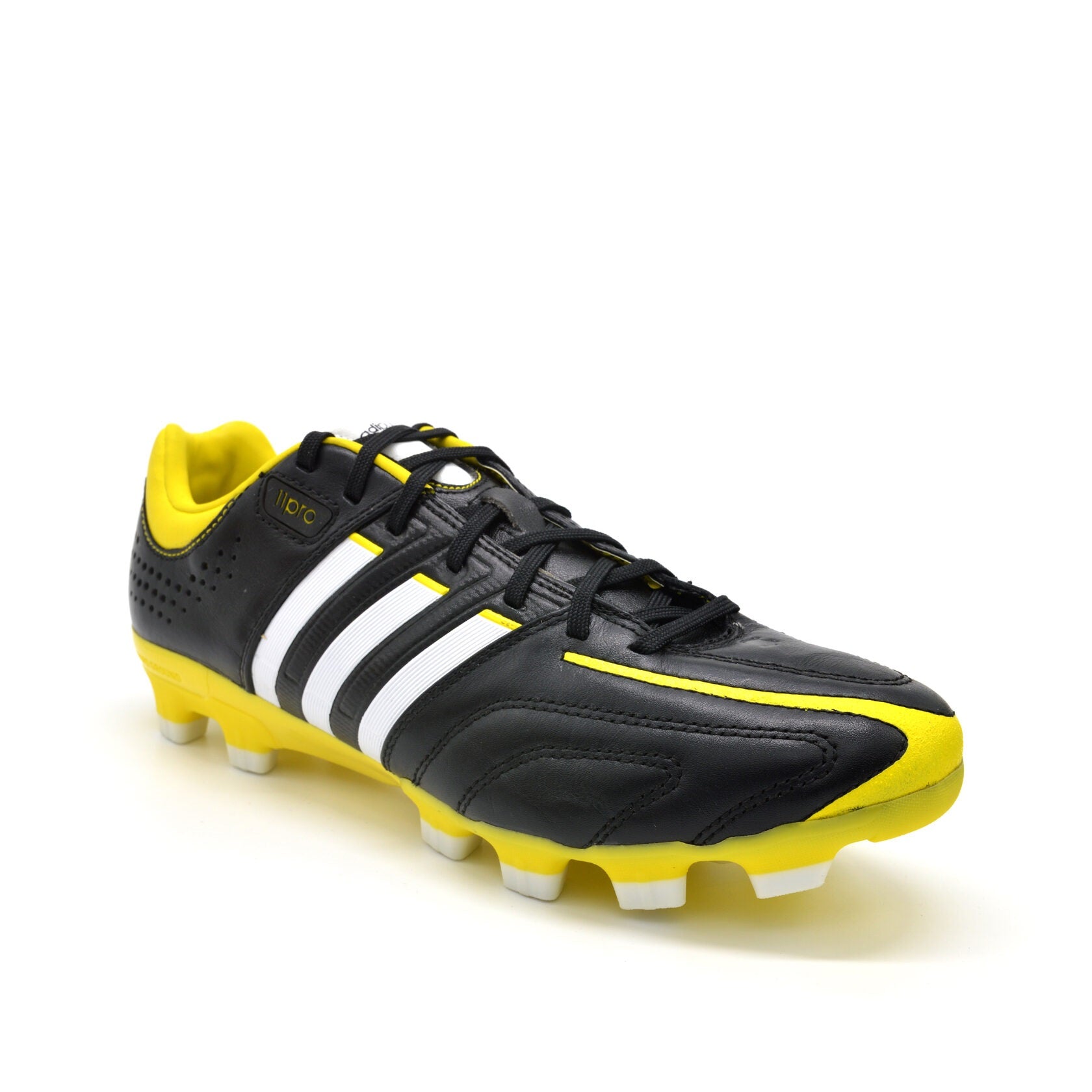 AdiPure 11Pro FG Black/Yellow - Elite Boots