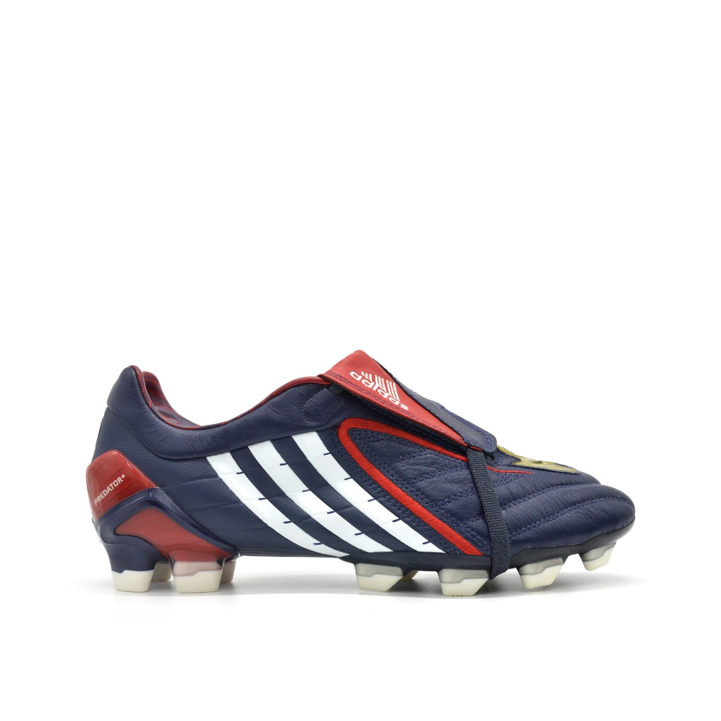 Predator Powerswerve Elite FG Navy/Red - Elite Boots