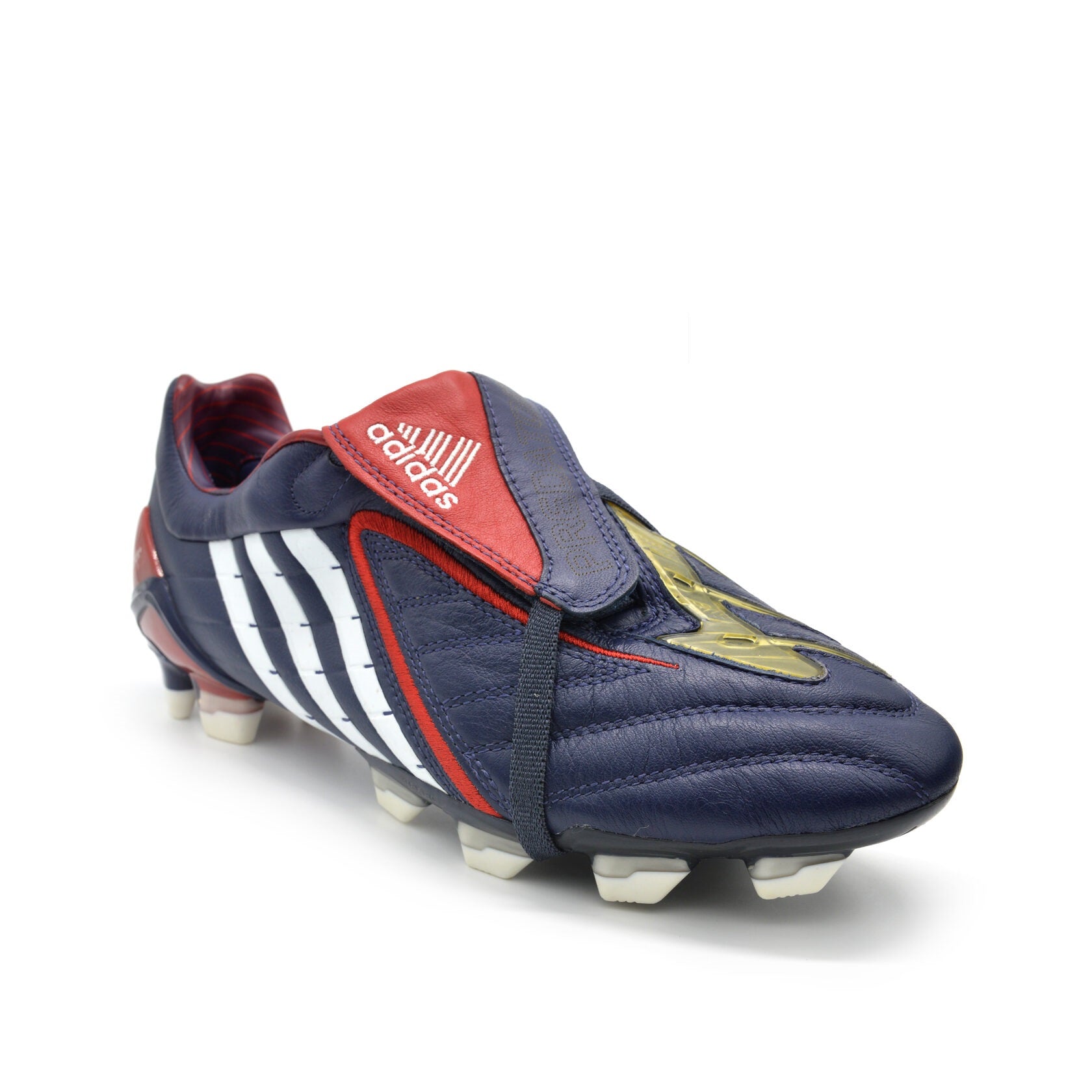 Predator Powerswerve Elite FG Navy/Red - Elite Boots
