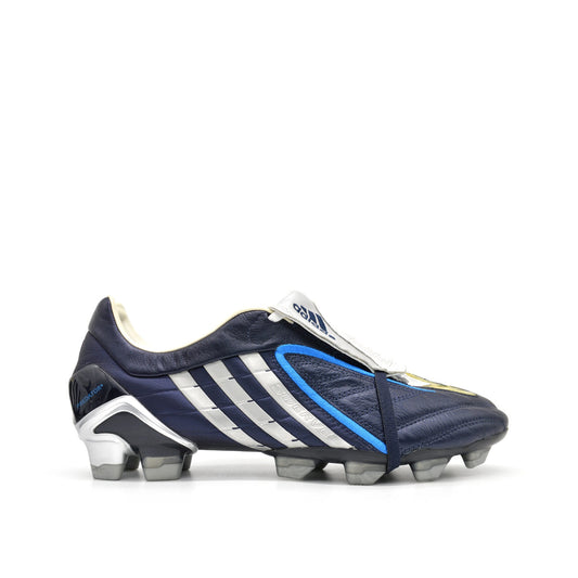 Predator PowerSwerve FG Navy/White - Elite Boots
