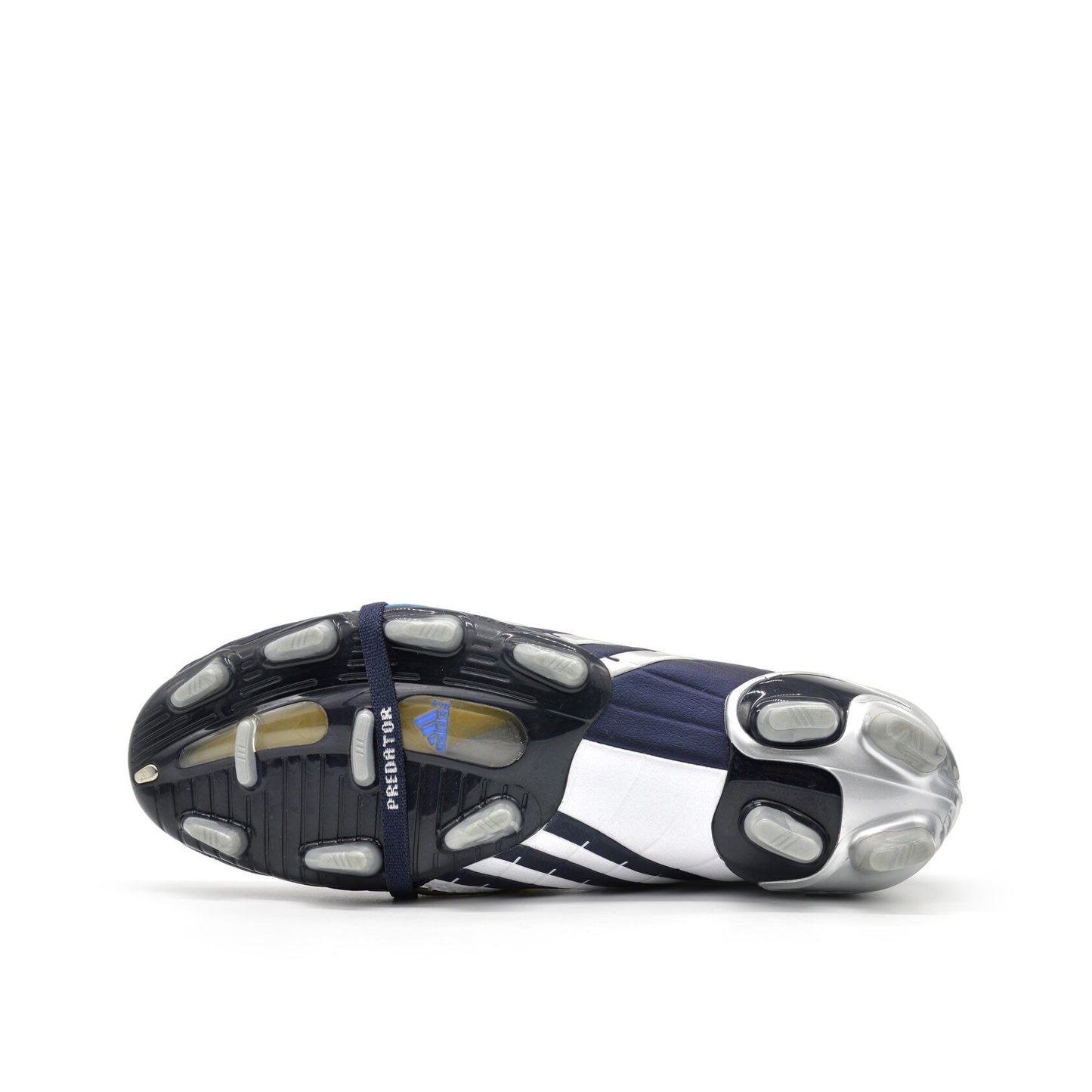 Predator PowerSwerve FG Navy/White - Elite Boots