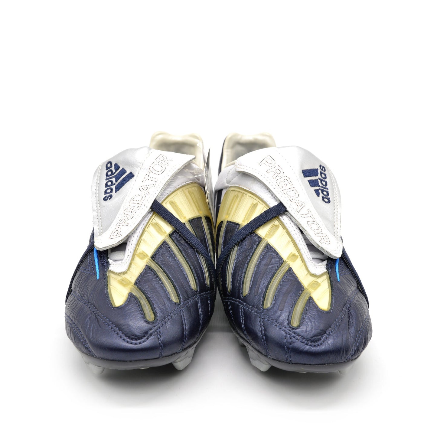 Predator PowerSwerve FG Navy/White - Elite Boots