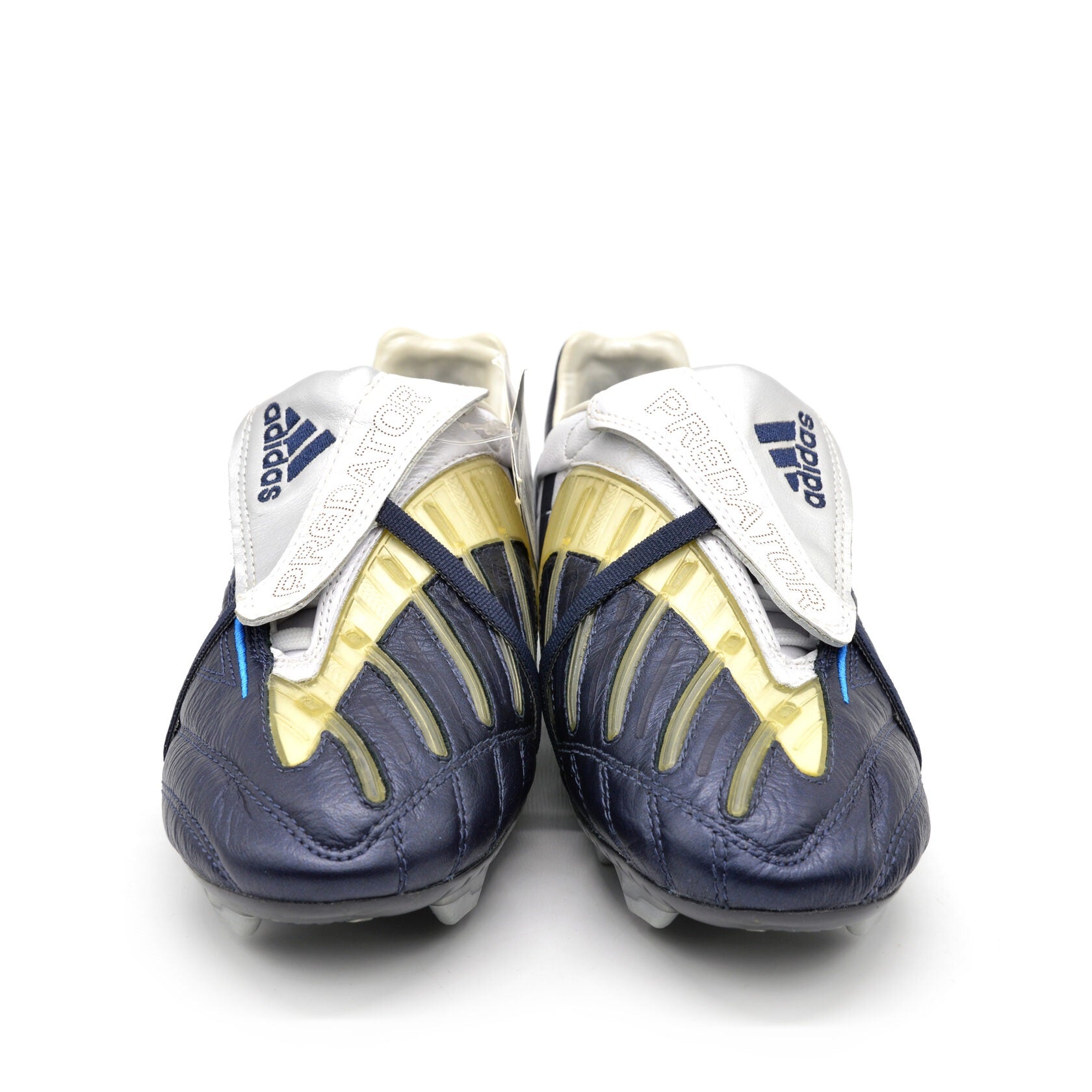 Predator PowerSwerve FG Navy/White - Elite Boots