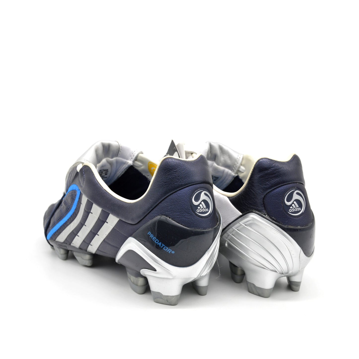 Predator PowerSwerve FG Navy/White - Elite Boots