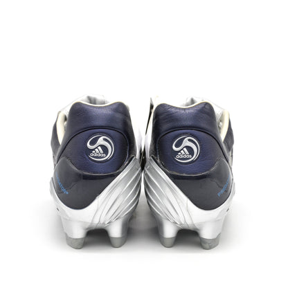 Predator PowerSwerve FG Navy/White - Elite Boots