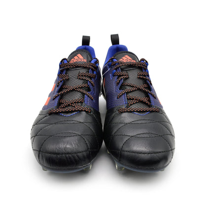 ACE 17.1 Leather FG Black/Blue - Elite Boots
