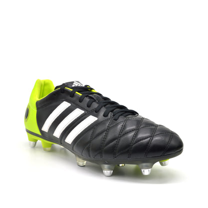Adipure 11Pro SG Black/Solar Slime - Elite Boots
