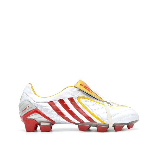 Predator Powerswerve TRX FG White/Red - Elite Boots