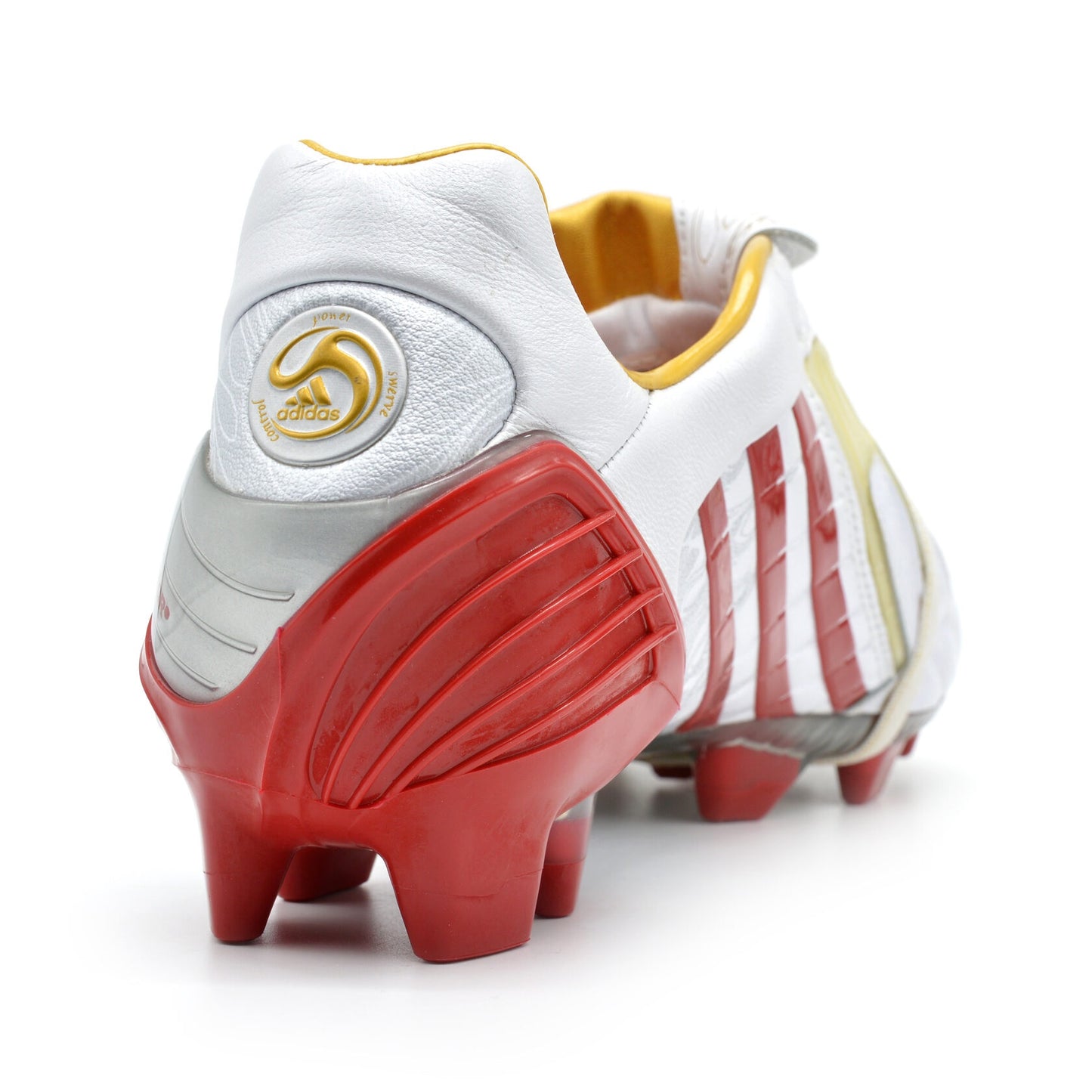 Predator Powerswerve TRX FG White/Red - Elite Boots