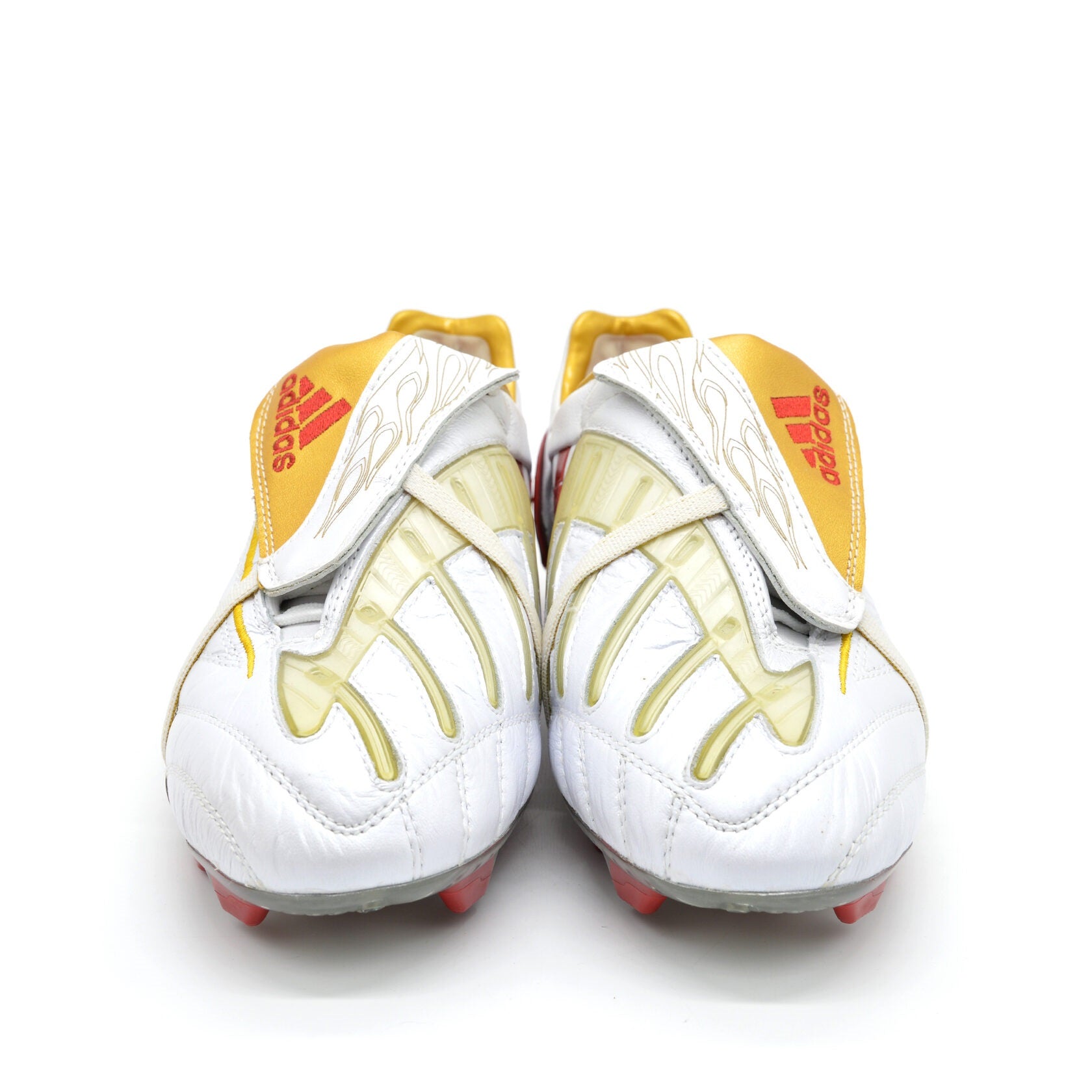 Predator Powerswerve TRX FG White/Red - Elite Boots