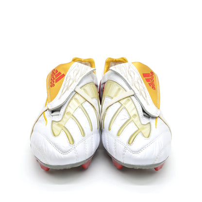 Predator Powerswerve TRX FG White/Red - Elite Boots