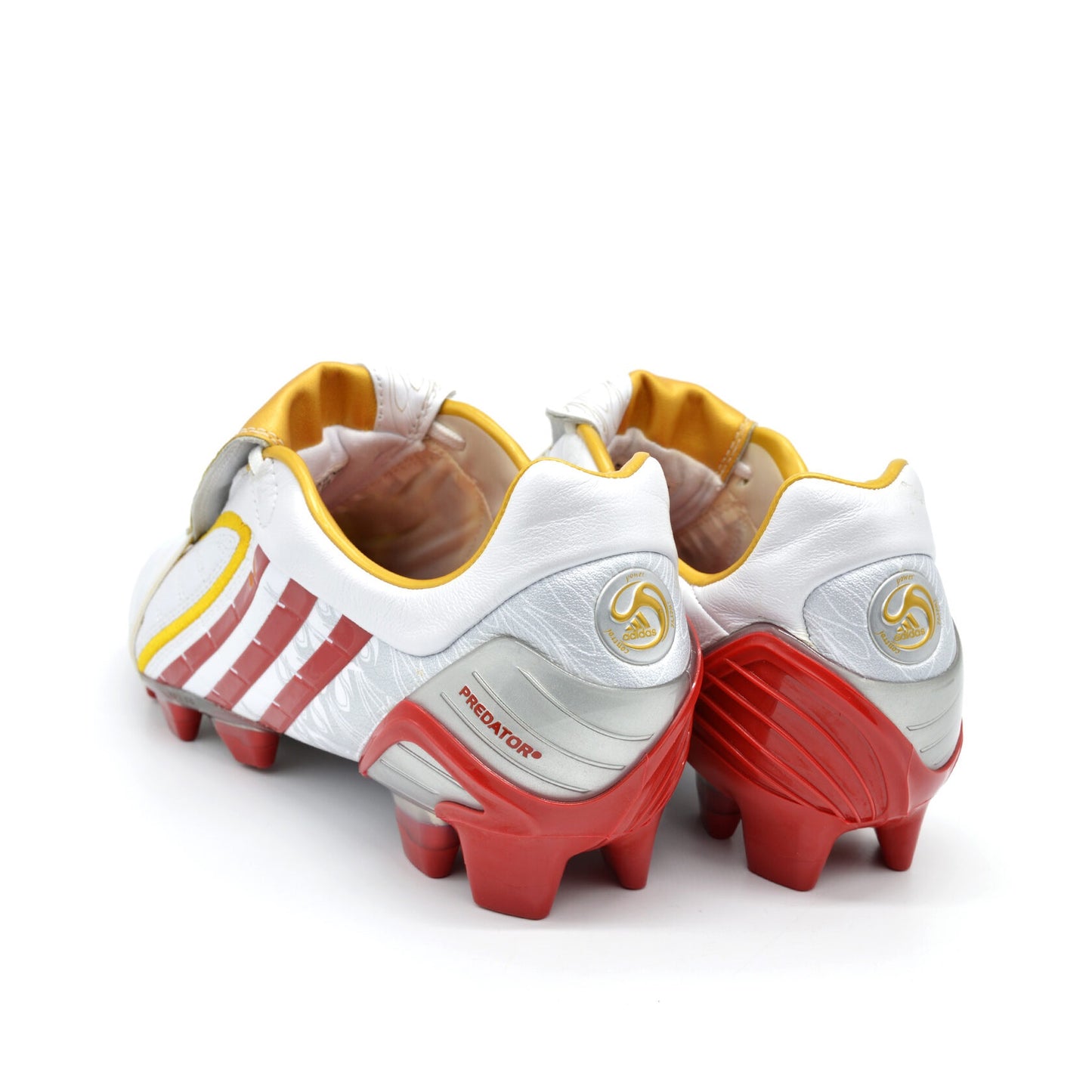 Predator Powerswerve TRX FG White/Red - Elite Boots