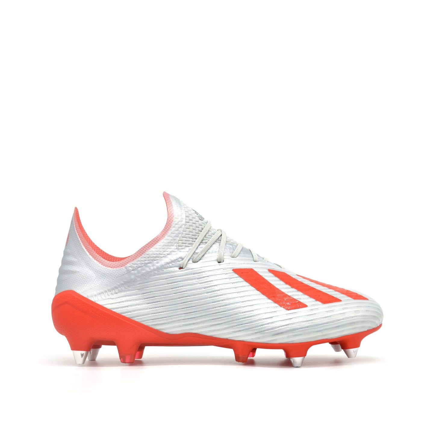 19.1 FG/AG 302 Redirect - Silver Metallic/Red - Elite Boots