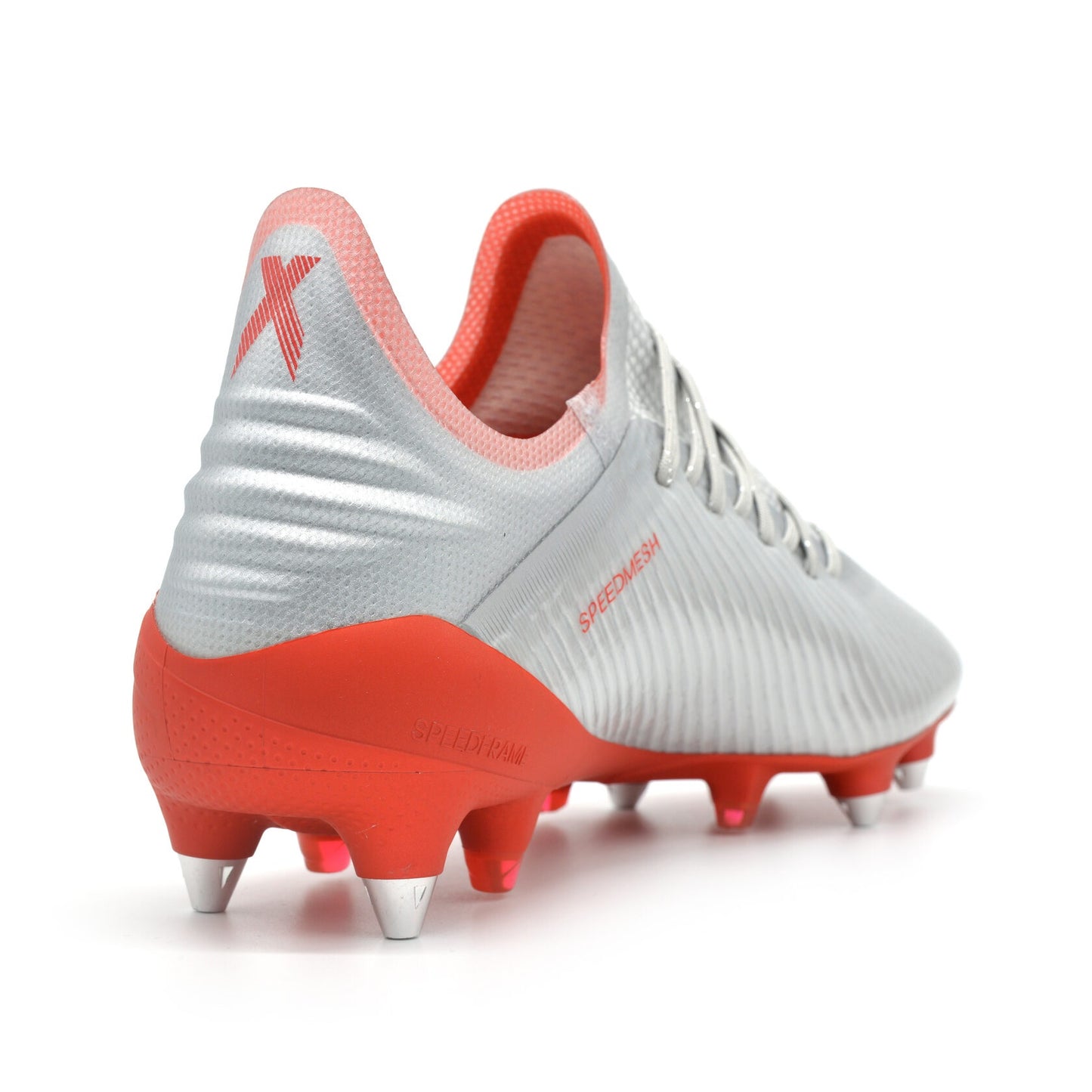 19.1 FG/AG 302 Redirect - Silver Metallic/Red - Elite Boots