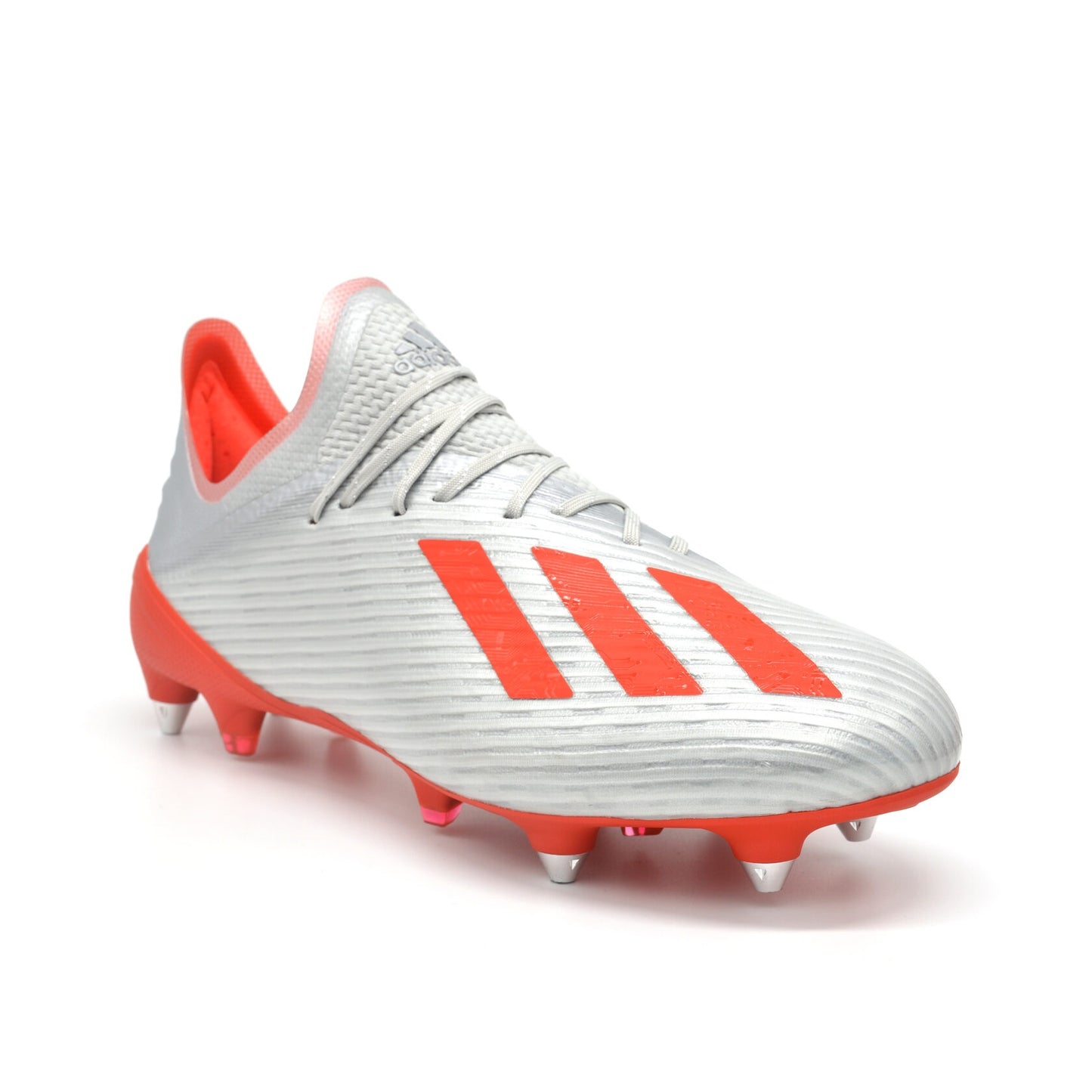 19.1 FG/AG 302 Redirect - Silver Metallic/Red - Elite Boots