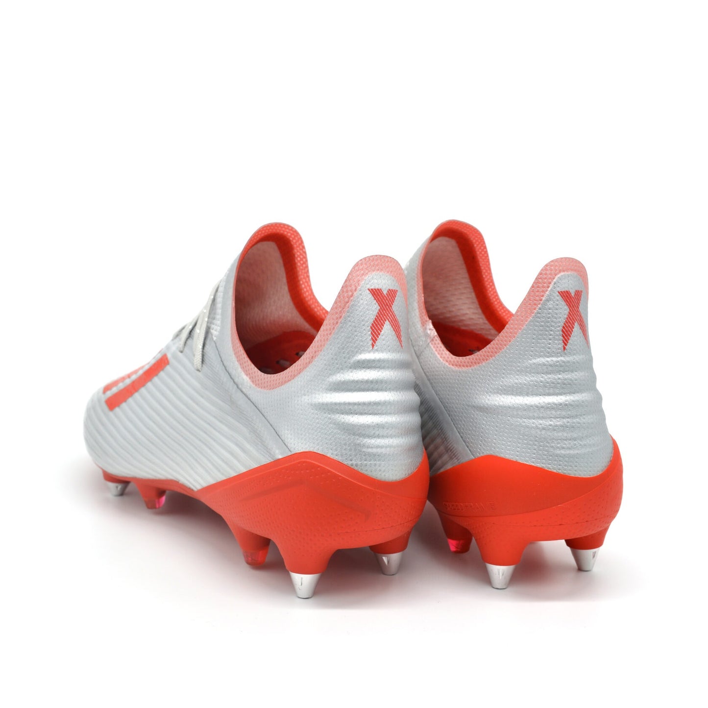 19.1 FG/AG 302 Redirect - Silver Metallic/Red - Elite Boots