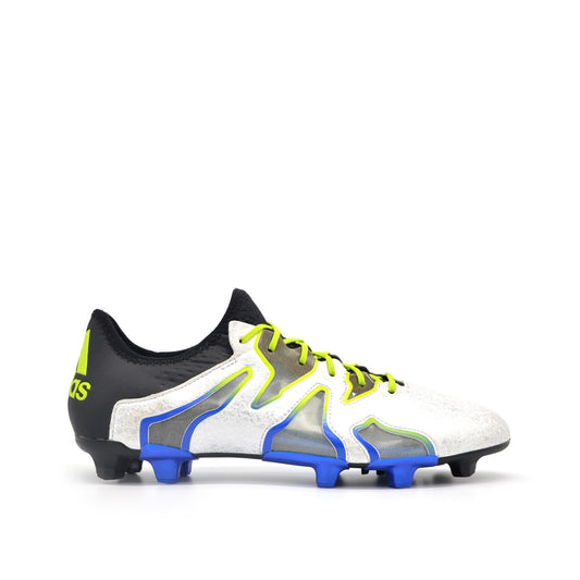 15+ SL Skeleton FG/AG White/Black/Blue - Elite Boots