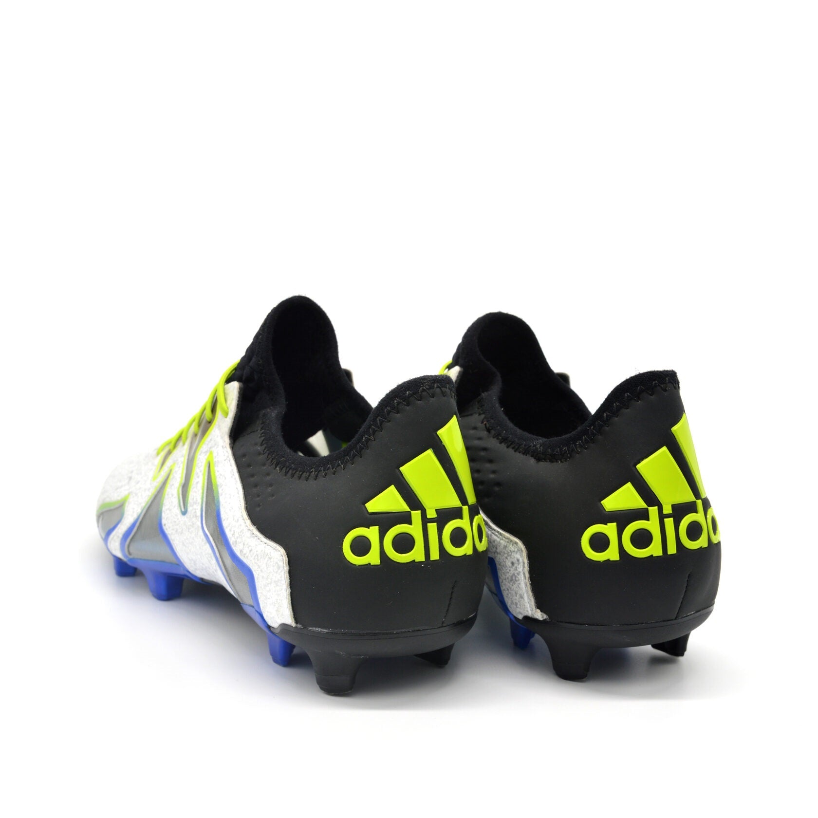 15+ SL Skeleton FG/AG White/Black/Blue - Elite Boots