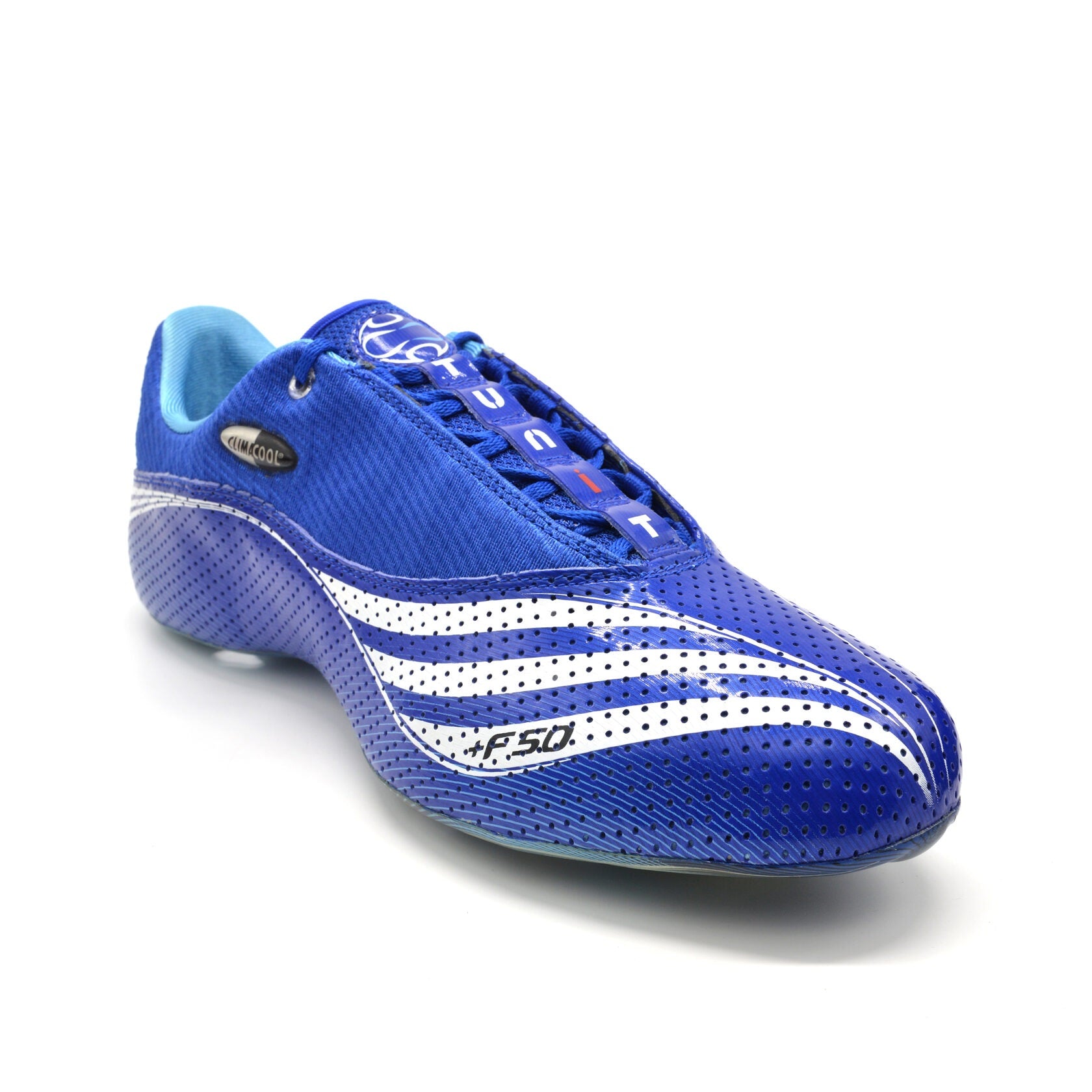 F50.7 Tunit Elite FG Blue/White - Elite Boots