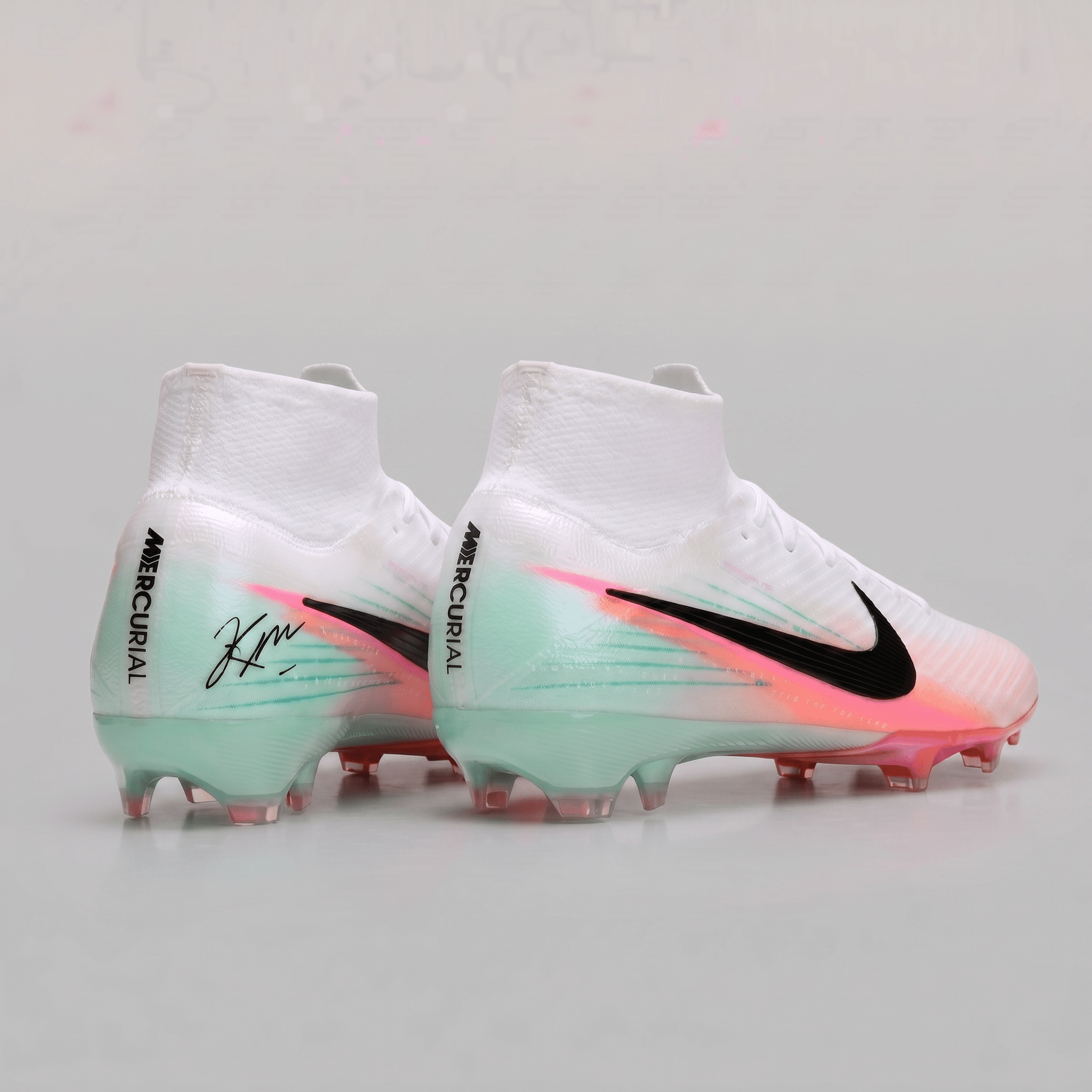 Mercurial Vapor XV Elite FG White / Black / Mint Green / Hyper Pink - Elite Boots