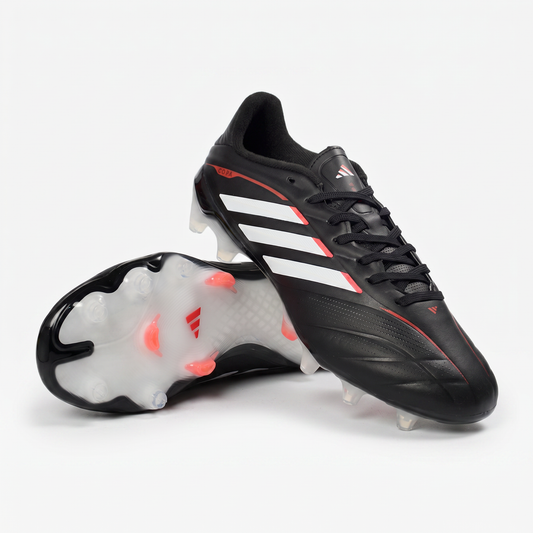 Copa Pure IV FG Kern Schwarz / Schuhwerk Weiß / Klar Rot