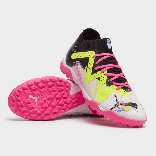 Future Match TT White / Black / Pink Delight / Yellow Alert - Elite Boots